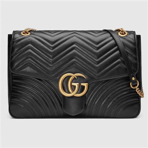 gucci marmont medium review|gg marmont large shoulder bag.